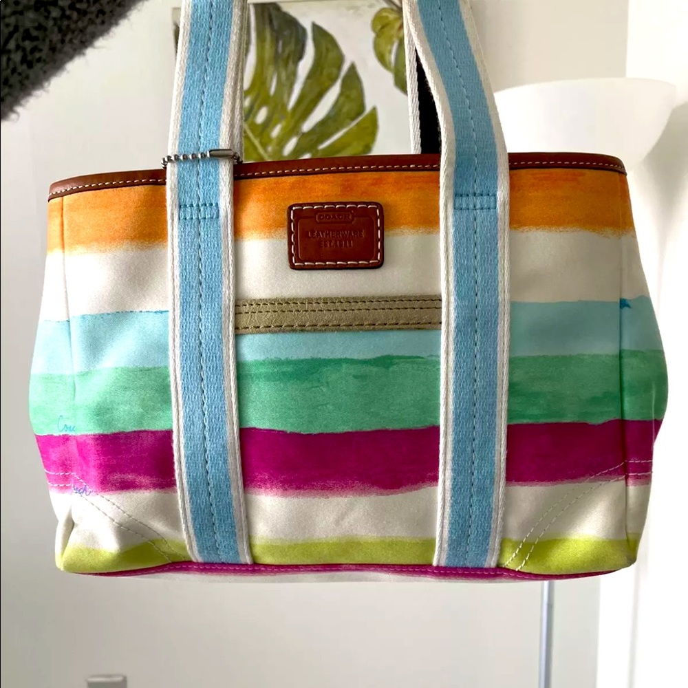 Coach Hampton’s Watercolor Purse